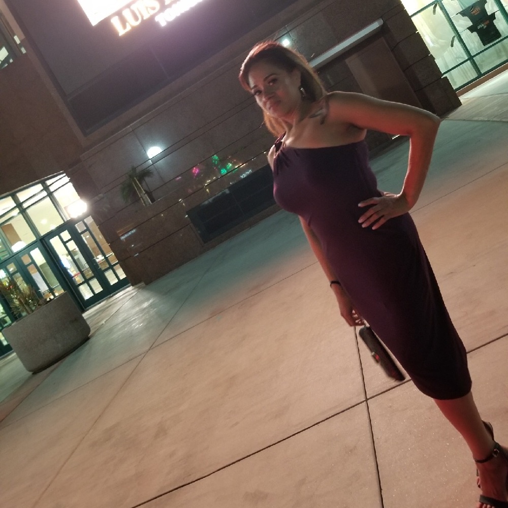CALVIN KLEIN ONE SHOULDER COCKT DRESS